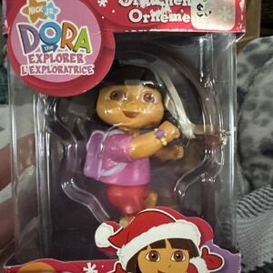 Dora The Explorer Merry Christmas Ornament 2006 American Greetings Nick Jr NOS